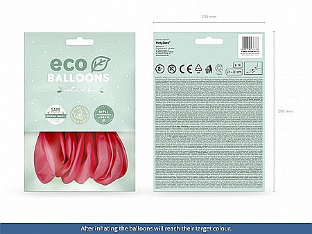 PD BALOANE Eco Balloons 26cm, pastel light red 10/SET ECO26P-007J-10 [1]
