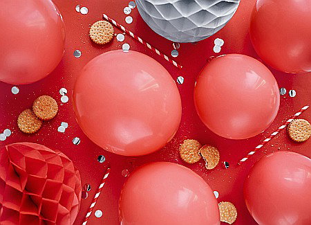 PD BALOANE Eco Balloons 26cm, pastel red 10/SET ECO26P-007-10 [1]
