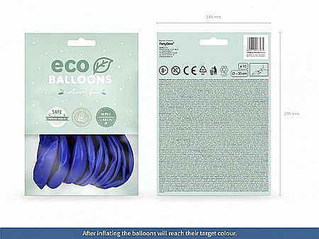 PD BALOANE Eco Balloons 26cm, pastel ultramarine 10/SET ECO26P-072-10 [4]