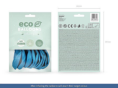 PD BALOANE Eco Balloons 26cm, pastel light blue 10/SET ECO26P-001J-10 [1]