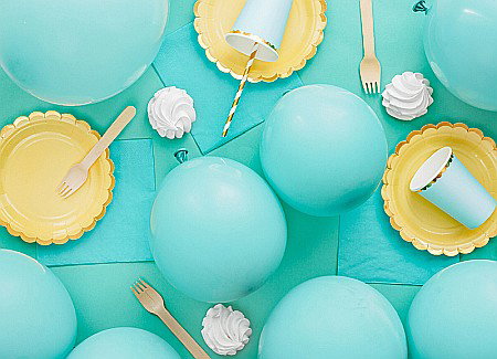 PD BALOANE Eco Balloons 26cm, pastel dark mint 10/SET ECO26P-103C-10 [1]