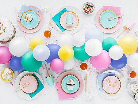 PD BALOANE Eco Balloons 26cm, pastel dark mint 10/SET ECO26P-103C-10 [5]