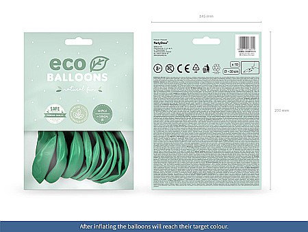 PD BALOANE Eco Balloons 26cm, pastel green 10/SET ECO26P-012-10 [1]