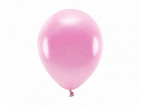 Baloane latex - PD BALOANE Eco Balloons 26cm, metallic pink 10/SET ECO26M-081-10
