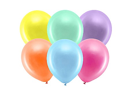 Baloane latex - PD BALOANE Rainbow Balloons 23cm metallic, mix 100/SET RB23M-000