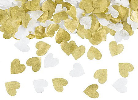 Confetti - PD CONFETTI Hand throw confetti with hearts, mix, 35cm TUR35-1-008-019