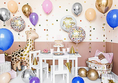 PD BALON FOLIE ALUMINIU Happy Birthday, 35cm, light pink FB48 [3]