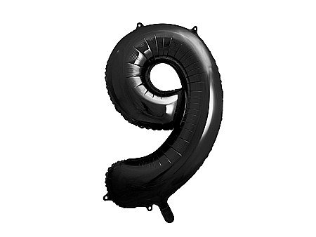 Baloane si accesorii - PD BALON FOLIE ALUMINIU Number "9", 86cm, black FB1M-9-010