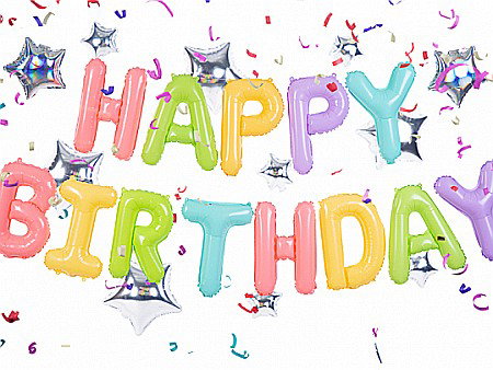 PD BALON FOLIE ALUMINIU Happy Birthday, 395x35cm, mix FB81 [1]