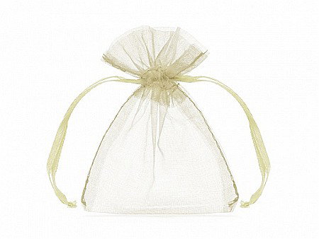 Articole Nunta, Bridal Party - PD SAC ORGANZA, Organza pouches, cream, 10cm 10/SET WRG-079-10