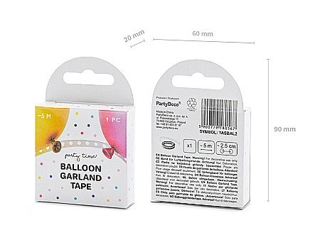PD BANDA PENTRU BALOANE TIP GHIRLANDA Balloon garland tape, 5m TASBAL2 [4]