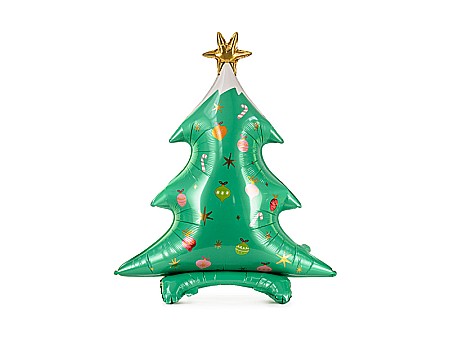DE SEZON - PD BALON FOLIE ALUMINIU Christmas tree, mix, 78x94cm FB114