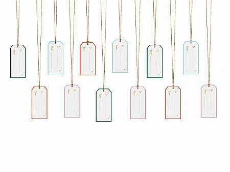 Abtibilduri, Stickere Christmas - PD ETICHETE CADOU, Christmas, Gift tags, mix, 9 x 4cm, 12/SET ZDZ23