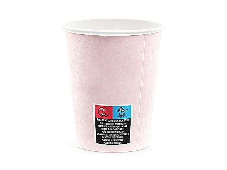 PD PAHARE CARTON Happy B'day!, light powder pink, 220ml 6/SET KPP63-081PJ-EU3 [1]