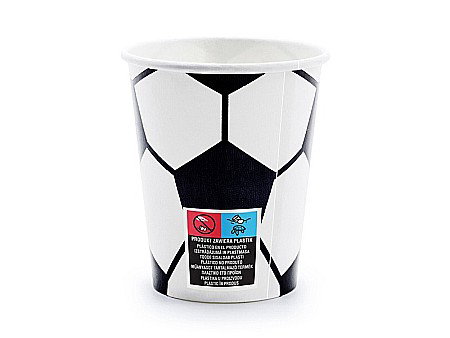 PD PAHARE CARTON Football, mix, 260ml 6/SET KPP72-EU3 [1]