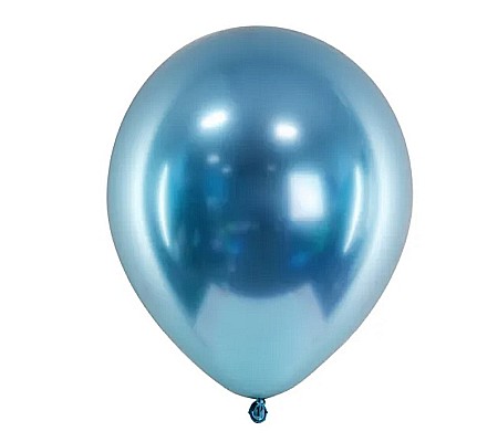 Baloane latex - PD BALOANE Glossy Balloons 30cm, blue 10/SET CHB1-001-10
