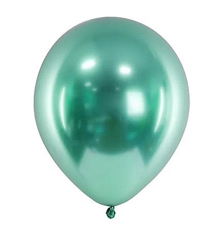 Baloane de Craciun si An Nou - PD BALOANE Glossy Balloons 30cm, bottle green 10/SET CHB1-012B-10