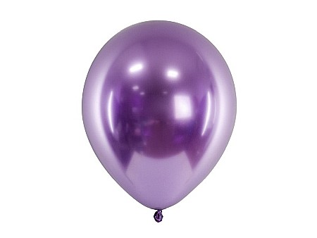 Baloane latex - PD BALOANE Glossy Balloons 30cm, violet 10/SET CHB1-014-10