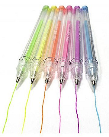 PIX GEL CULORI PASTEL 6/SET KIDEA DP6KA [1]