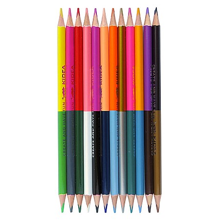 DE CREIOANE COLORATE TRIUNGHIULARE 2 CAPETE 12/SET KIDEA KTD24KKA [1]