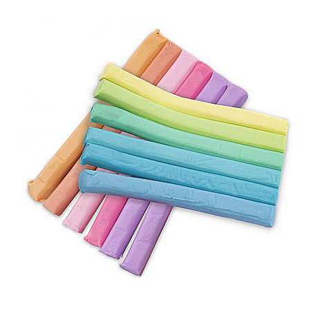 DE PLASTILINA 200GR 24 CULORI KIDEA PASTEL PP24KA [1]