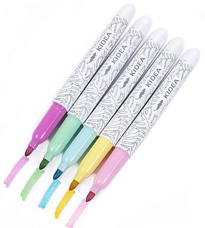 DE MARKER TEXTILE VF ROTUND CULORI PASTEL 5/SET KIDEA MPOT5KA [2]