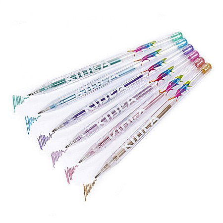 PIX GEL PASTEL PERLAT 6/SET KIDEA DZP6KA [1]