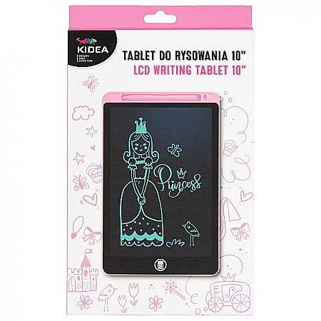 DE TABLETA LCD 10 inch PENTRU SCRIS SI DESENAT 26.8*17.5CM ROZ KIDEA TR10CKA [0]