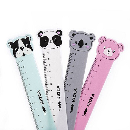 DE RIGLA 15CM CULORI PASTEL 4 MODELE KIDEA LF15CMKA [7]