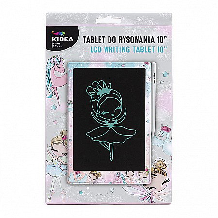 DE TABLETA LCD 10 inch PENTRU SCRIS SI DESENAT 26.5*17.5CM BALERINA KIDEA TR10A1KA [0]