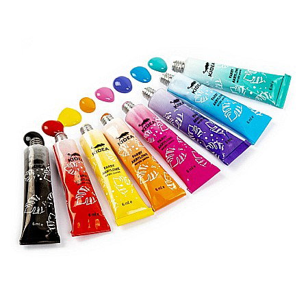 DE VOPSEA ACRILICA 6ML 24 CULORI/SET KIDEA FAA24KA [2]