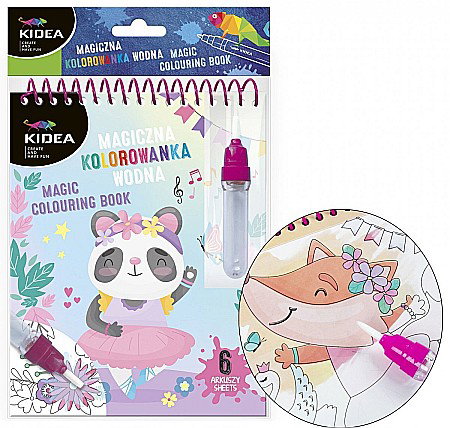DE CARTE DE COLORAT CU MARKER MAGIC PENTRU DESEN IN APA BALET KIDEA MWKWGKA [3]