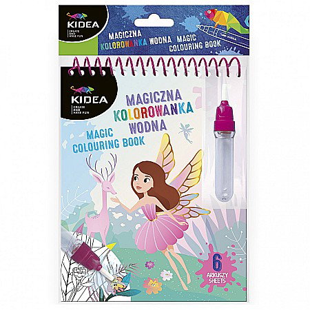 Carti de Colorat pentru copii - DE CARTE DE COLORAT CU MARKER MAGIC PENTRU DESEN IN APA MAGIE KIDEA MWKWHKA