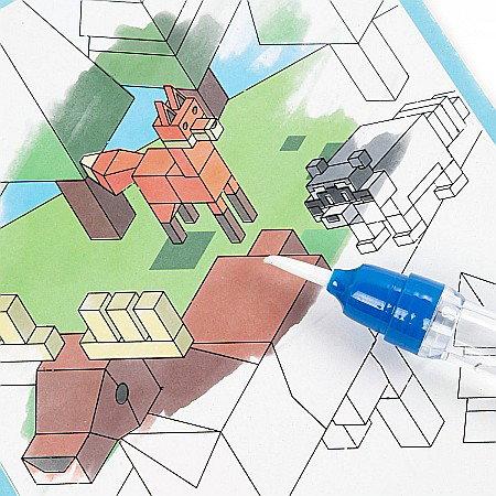 DE CARTE DE COLORAT CU MARKER MAGIC PENTRU DESEN IN APA GAME MWKWJKA [2]
