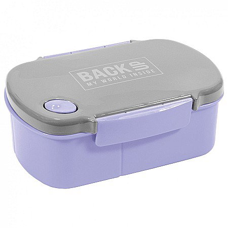 Sticle, caserole, pusculite, suporturi copii - DE CUTIE ALIMENTE BACKUP 19X13X7CM VIOLET SB6B33