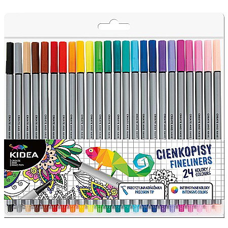 INSTRUMENTE DE SCRIS - DE FINELINER KIDEA 24/SET CULORI ASORTATE CI24KKA