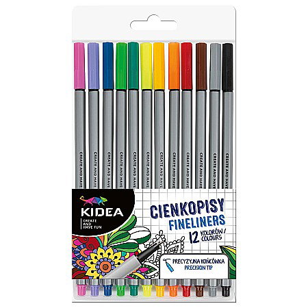INSTRUMENTE DE SCRIS - DE FINELINER KIDEA 12/SET CULORI ASORTATE CI12KKA