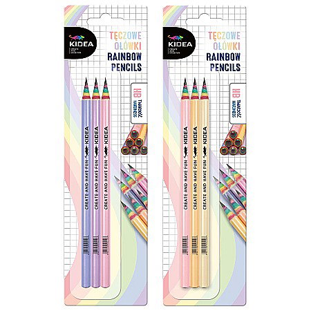 INSTRUMENTE DE SCRIS - DE CREION HB 3/SET RAINBOW KIDEA TEO3KA