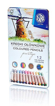 RECHIZITE SCOLARE IPB - AS CREIOANE COLORATE 12/SET PRESTIGE ASTRA 312117001
