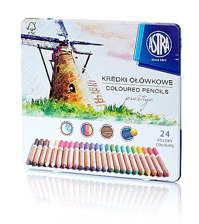 RECHIZITE SCOLARE IPB - AS CREIOANE COLORATE 24/SET PRESTIGE ASTRA 312117002