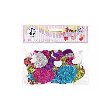 HOBBY - AS INIMI ADEZIVE SPUMA MIX GLITTER 70/SET ASTRA CREATIVO 335117009