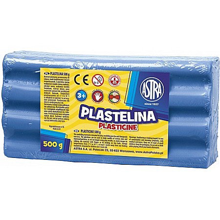 Plastilina, Planseta plastilina - AS PLASTILINA ASTRA 500GR BLUE 303117007