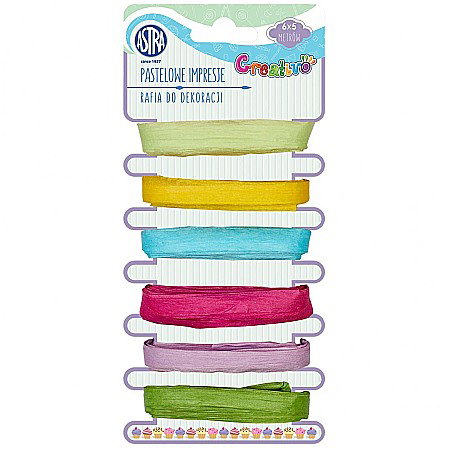 Benzi decorative Scrapbooking - AS SNUR RAFIE COLOR 6/SET*5 M 335118005