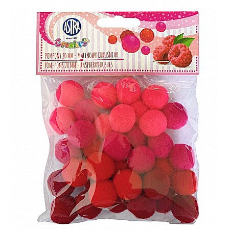 HOBBY - AS POMPOM 20MM MIX ROSU 335121021