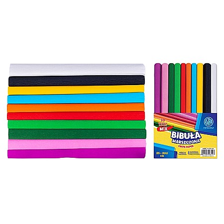 AS HARTIE CREPONATA 25*200CM 10 CULORI/SET 113021033 [1]
