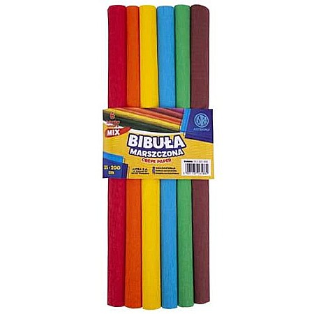 RECHIZITE SCOLARE IPB - AS HARTIE CREPONATA 25*200CM 6 CULORI/SET 113021035
