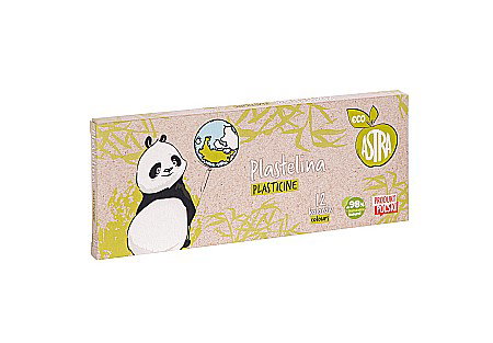 Plastilina, Planseta plastilina - AS PLASTILINA 12 CULORI ECO ASTRA 303122001