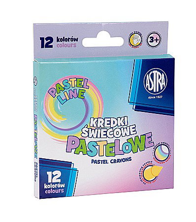 Creioane cerate colorate - AS CREIOANE CERATE PASTEL 12/SET 311022001