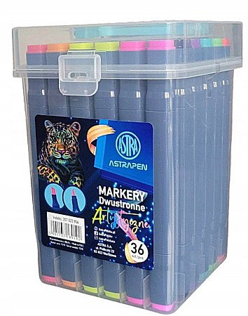 FINE ARTS&GRAPHICS - AS MARKERE 2 CAPETE VF. TESIT si VF.FIN 36 CULORI/SET NEON 207023904