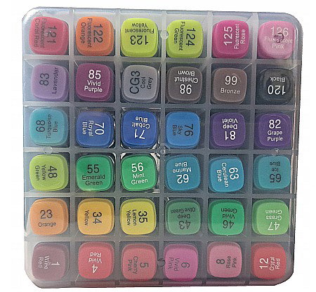 AS MARKERE 2 CAPETE VF. TESIT si VF.FIN 36 CULORI/SET NEON 207023904 [1]